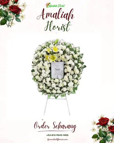 Krans Bunga Duka Kebon Sirih